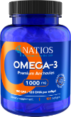 NATIOS Omega-3 Premium Anchovies, 1000 mg, 100 softgel kapslí